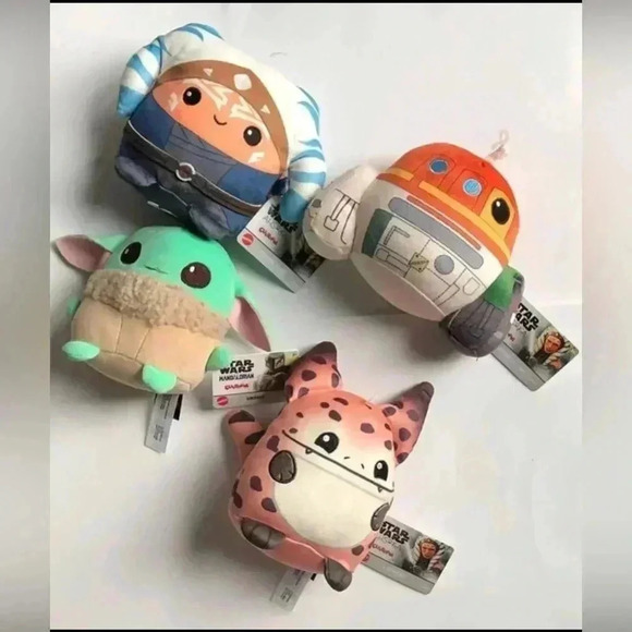 Star Wars Ahsoka Collection Bundle - 5" Cuutopia Plush BRAND NEW w/TAGS - Picture 1 of 9